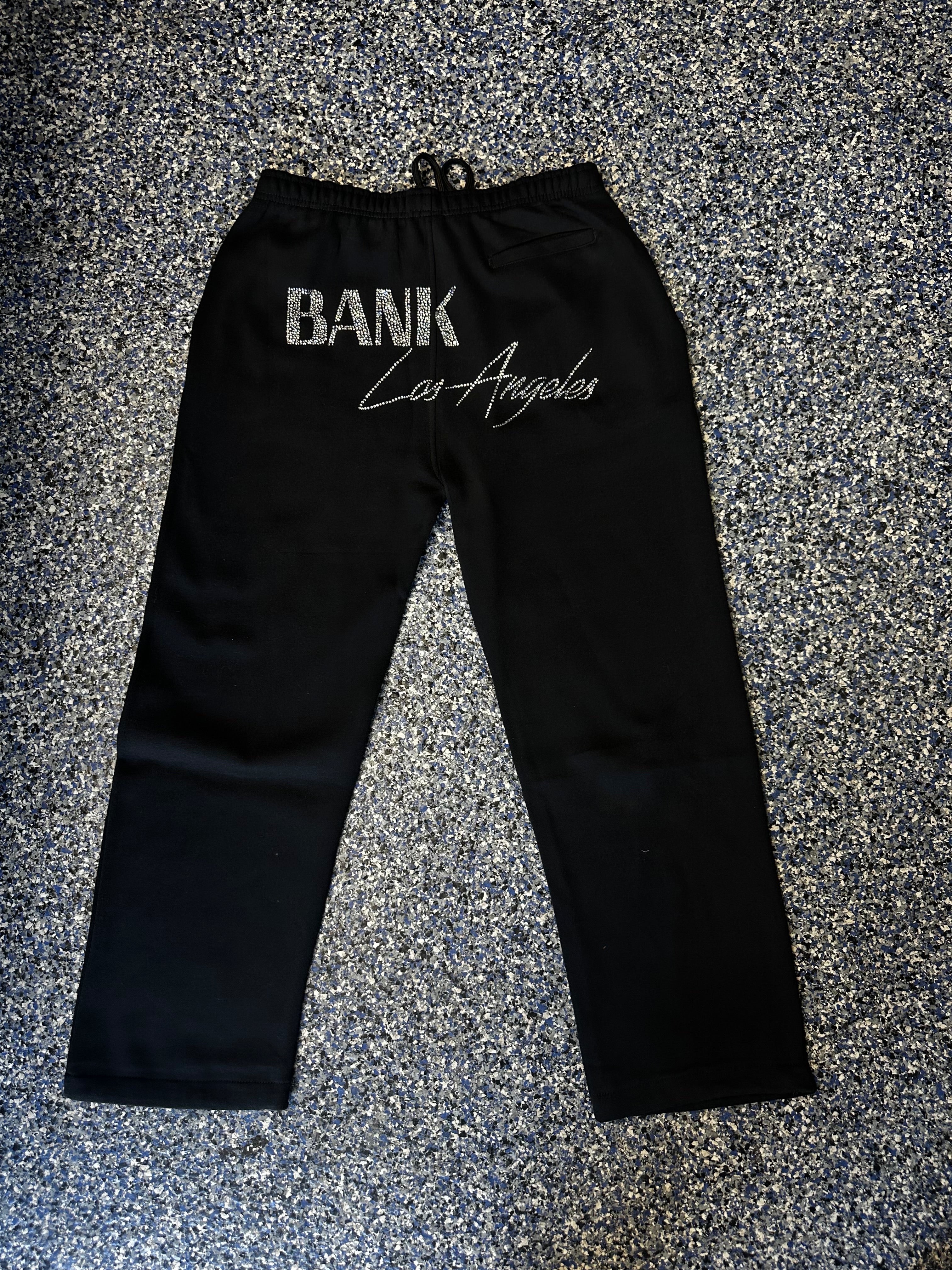 BANK LA RHINESTONE SWEATPANTS