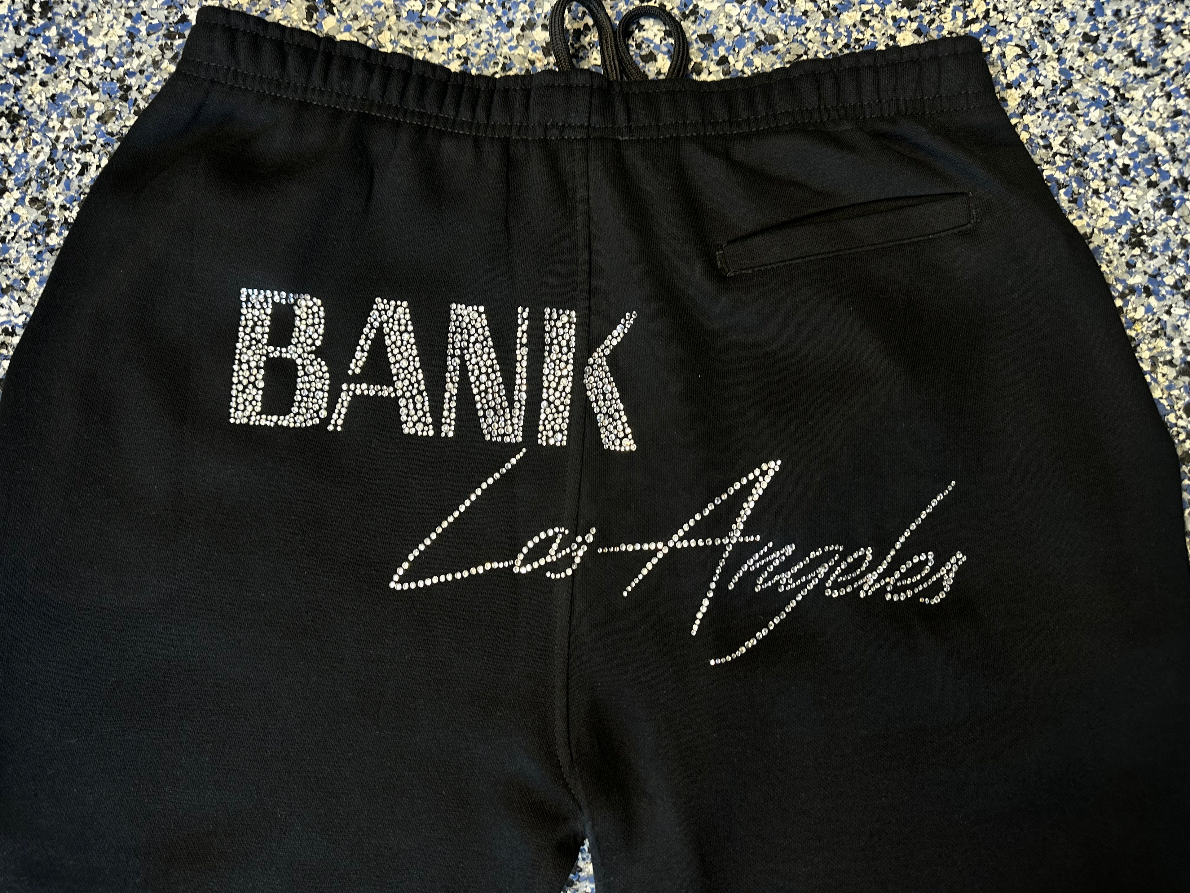 BANK LA RHINESTONE SWEATPANTS