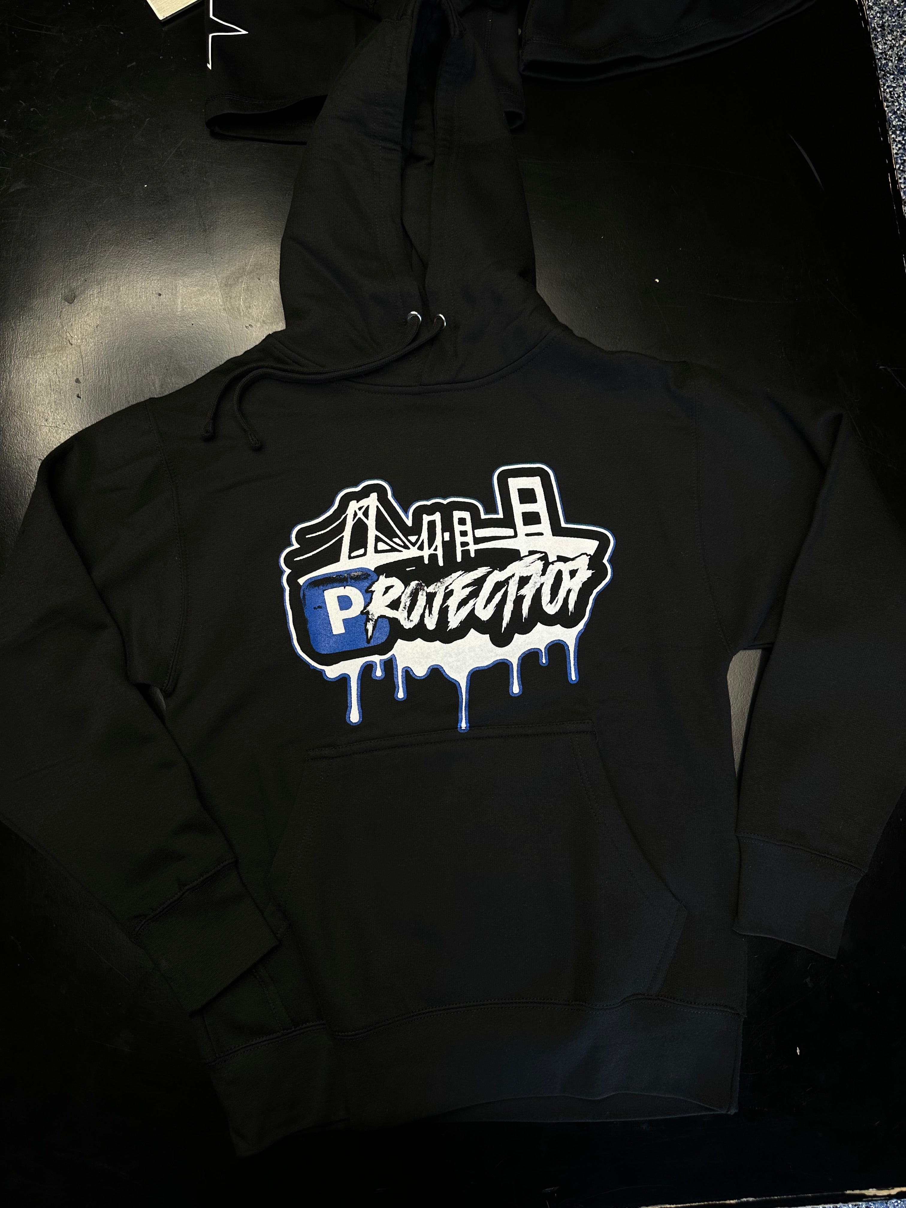 PROJECT 707 HOODIE BLUE PRINT
