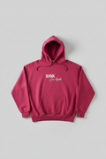 BANK LA Print Pink Hoodie - Flat Lay