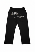 BANK LA Rhinestone Sweatpants - Front Shot